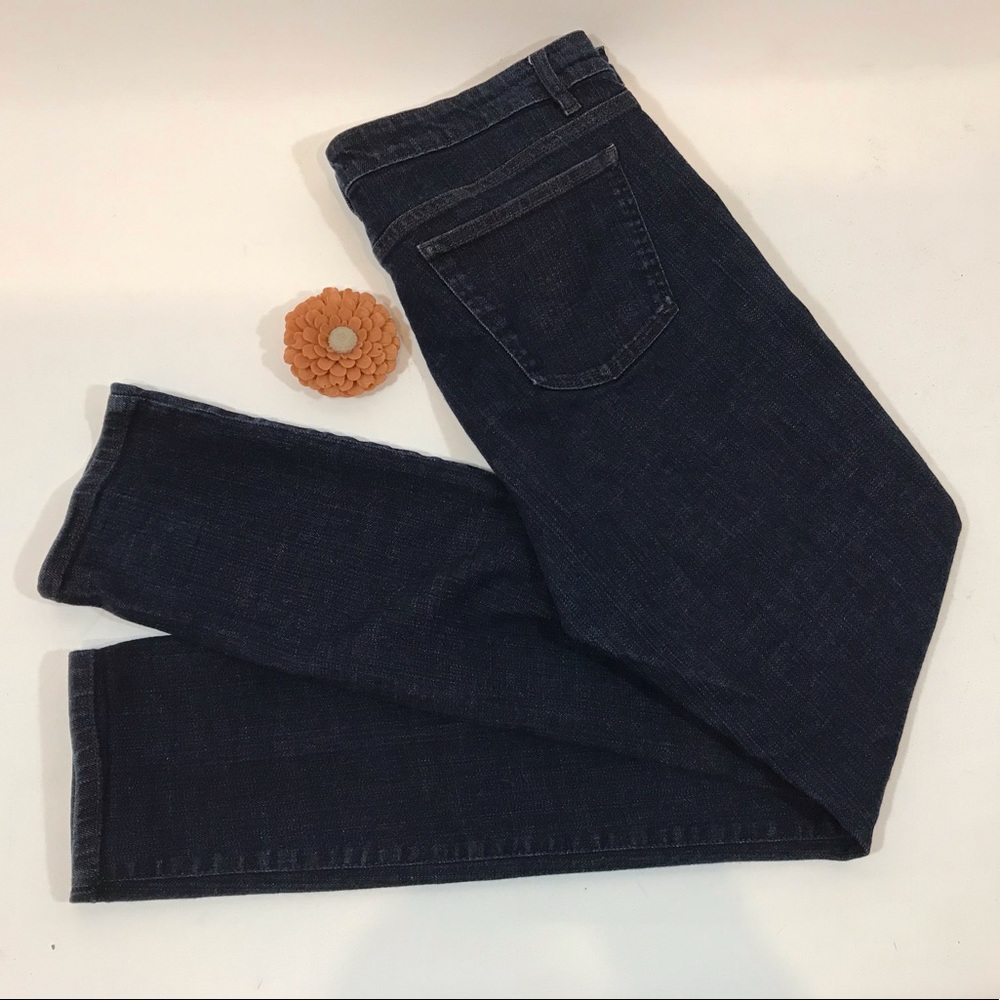 EILEEN FISHER Dark Organic Cotton Skinny Jeans